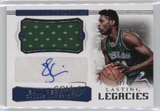2017-18 Panini National Treasures Lasting Legacies 21/49 Sam Perkins Auto 5w7