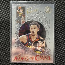 Trae Young King Of Cards 2021-22 Panini Illusions Atlanta Hawks