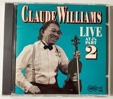 CLAUDE WILLIAMS Live at J's Vol. 2 James Chirillo Ronnie Mathews Grady Tate CD