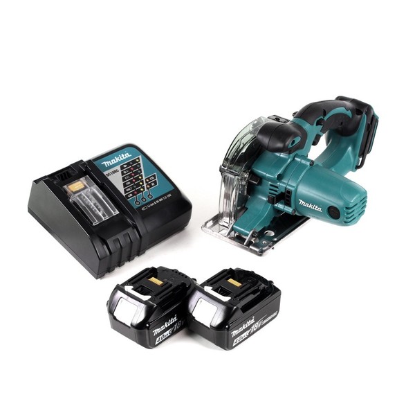 Makita DCS 552 RM 18 V HandkreissäGe 136 Mm + 2X 4,0 Ah Akku Und Lader + ZubehöR-image
