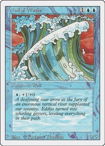 Wall of Water Revised Edition Magic: The Gathering