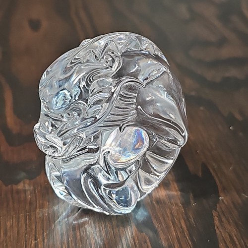 Steuben Glass DRAGON 3" Hand Cooler or Paperweight NICE! - Picture 9 of 9