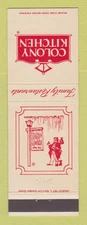 Matchbook Cover - Colony Kitchen Hobo Joe's Ramon's Ventura CA