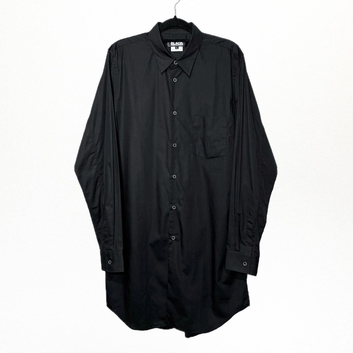 comme des garcons homme コムデギャルソン 20awシャツ BLACK COMME des GARCONS 20AW Long Shirt L Size | eBay
