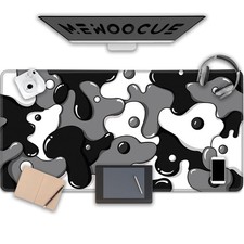 Gaming Laptop Mouse Pad 47.2x23.6 In 3mm Thick Big Desk Keyboard Mat PC