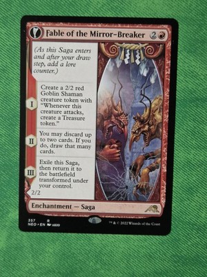 Fable of the Mirror-Breaker Kamigawa: Neon Dynasty Showcase Regular NM