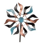 New ListingWind Spinner Outdoor, 13 Inch Dia Kinetic Wind Sculptures & Blue Copper-41x13