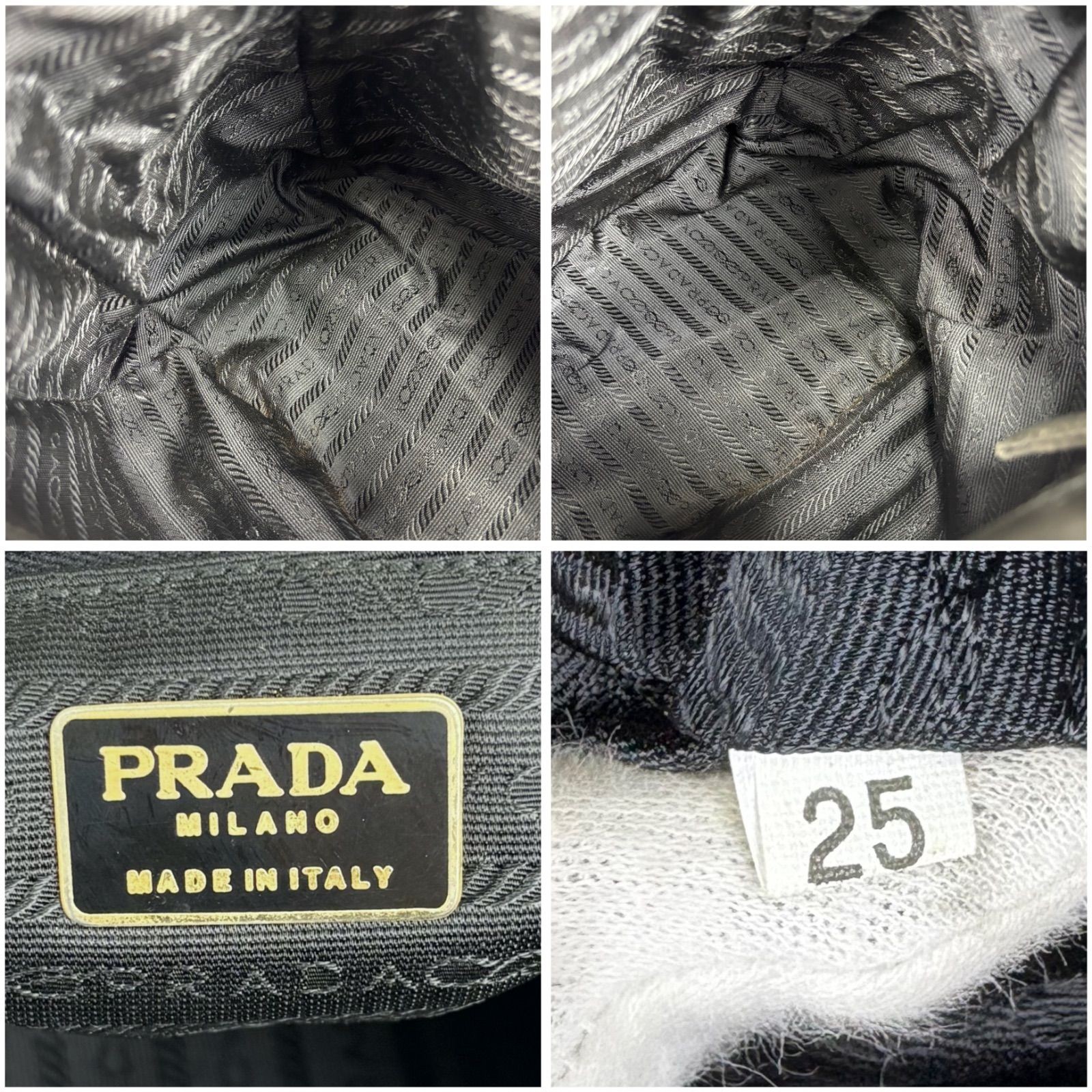 PRADA Tessuto Nylon Mini Drawstring Shoulder Bag … - image 10