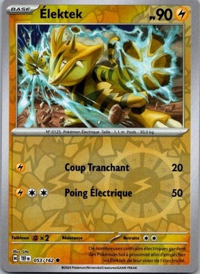 Pokemon Card Elektek 053/162 Reverse 2024