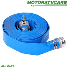 ALL-CARB 3" X 100 Ft Pool Backwash Hose Reinforced PVC Lay Flat Discharge Hose