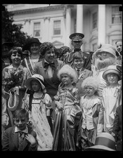 Washington DC White House Grace Coolidge Children Colonial Clothing 1920s