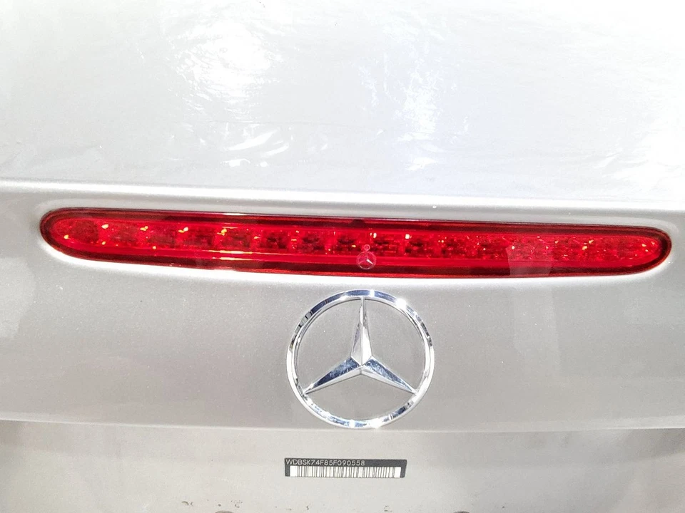 2003 2008 Mercedes SL55 AMG tampa do porta-malas OEM prata cubana 723 - Imagem 3 de 4