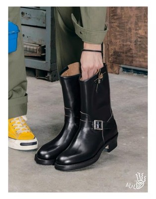 Alaska Outfitters Ray Kwok 34501 Engineer Boots Teacore Cowhide Customizable