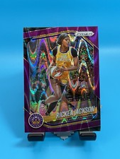 2025 Panini Prizm WNBA Rickea Jackson #118 Purple Wave /175 Los Angeles Sparks