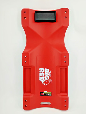 BIG RED 40  Plastic Rolling Garage Shop Creeper 6 Casters Dual Tool Trays Red