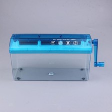 Mini trituradora de manivela tamaño A4 máquina de corte de papel cortadora de papel portátil