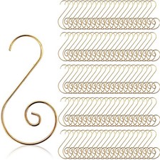 100 Pcs Christmas Ornaments S Hooks Baubles Metal Hooks for Xmas Tree Decor