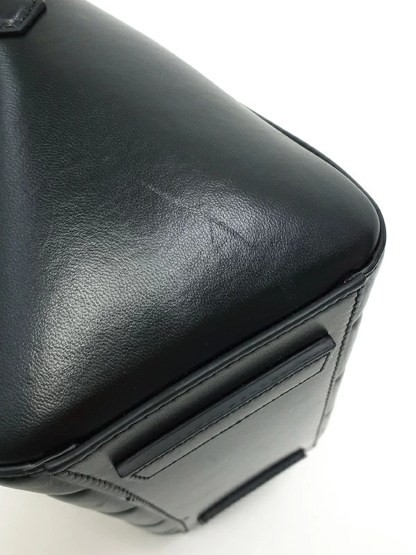 Givenchy Antigona Lock Handbag Leather Black Shoulder Strap Missing — image 9
