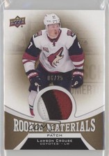 2016-17 Upper Deck Rookie Materials Patch 6/25 Lawson Crouse #RM-LC Patch 0c1o