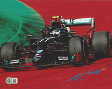VALTTERI BOTTAS SIGNED 8x10 PHOTO FORMULA 1 F1 MERCEDES CADILLAC BECKETT COA