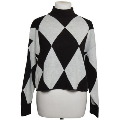 Divided by H&M, Strickpullover, Größe: M, Schwarz/Weiß, Acryl, Sonstiges #CfH