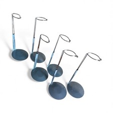 Set of 6 Vintage Metal Doll Stands for Dolls 8-14  Tall