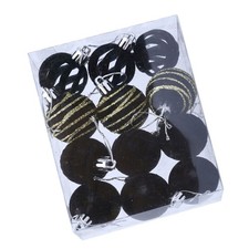12Pcs Christmas Baubles for Christmas Tree Hanging Ball Ornament for Wedding
