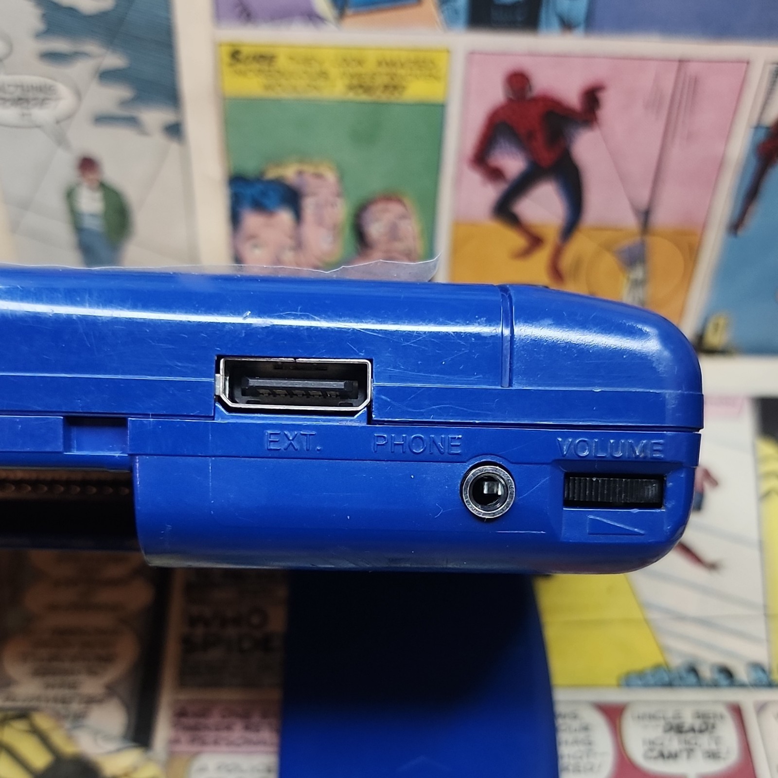 Screen Game View SEGA Game Gear Blue Handheld Console Rechargeable Recapped, IPS Screen ...