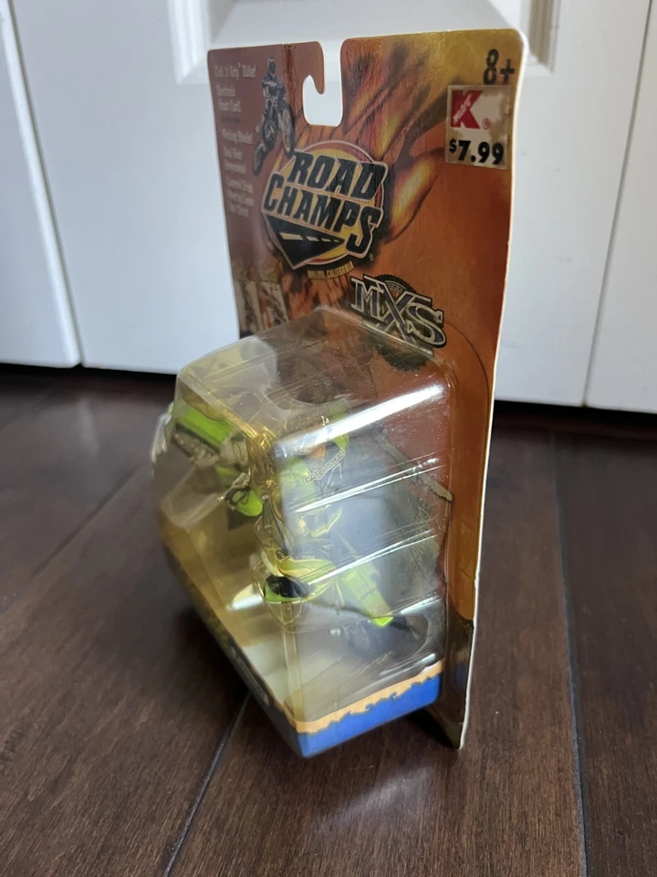 复古 Road Champs MXS 摩托车越野活动人偶 - Ricky Carmichael 全新 — 第 3/4 张图片