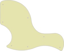 WD Custom Pickguard For Left Hand Gibson 2018 SG Junior #34T Mint Green Thin