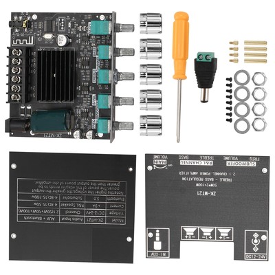 -MT21 Digital  Amplifier Board 50Wx2+100W 2.1 Channel AUX+BT5.0 High Low 7560