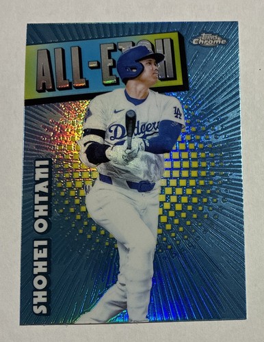 2025 Topps Chrome Shohei Ohtani #CAE-1 All-Etch Blue Refractor LA Dodgers ⚾️⚾️