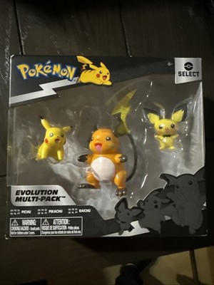 Pokemon Evolution Multi-Pack Pikachu, Raichu & Pichu 3 Pack Rare New Sealed