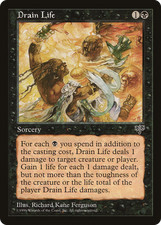Drain Life (LP) Mirage MIR Magic MTG