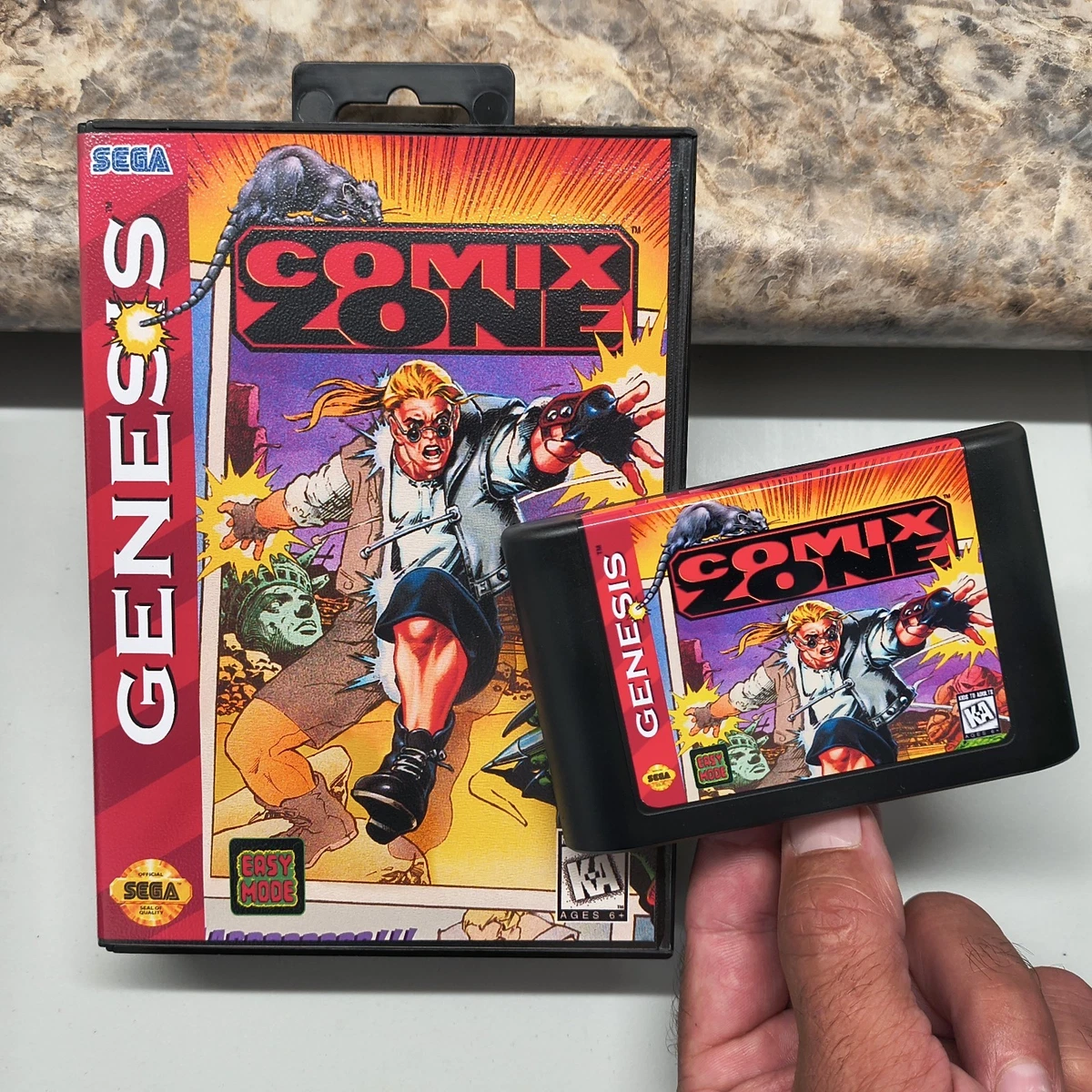Comix Zone Sur Sega Megadrive – édition Limitée – Jeu Complet PAL – Très Bon état