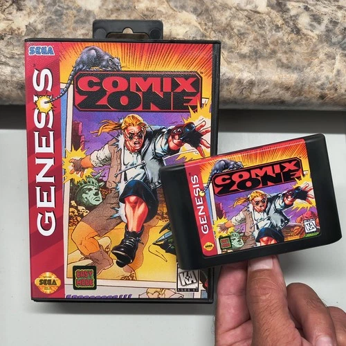 Comix Zone "Easy Mode Edition" for Sega Genesis with case.