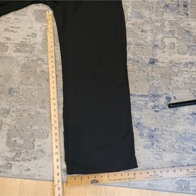 NWT Blashe Sz Medium Wide Leg Lace Cutout Pleated Black Nude Sleeveless Jumpsuit