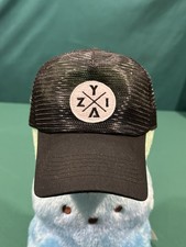 ZYIA Active Full Mesh Hat Ball Cap SNAPBACK Adjustable Black