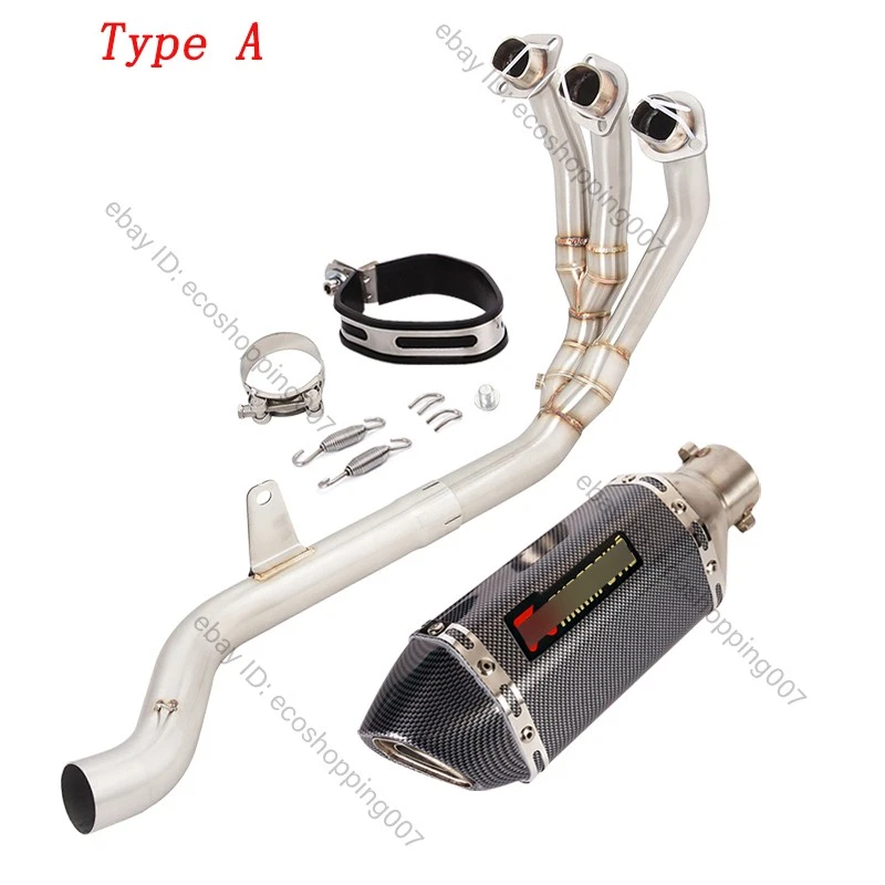 For Triumph Tiger 660 Trident 660 2022-25 Exhaust Pipe Muffler 51mm Baffle Tips - Image 3 of 4