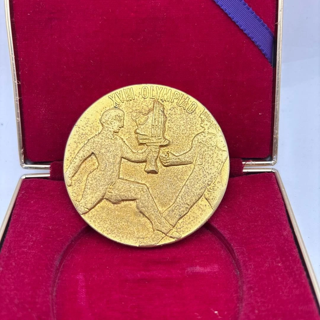 Gold Olympics Fan Apparel and Souvenirs Tokyo 1964 Event for sale