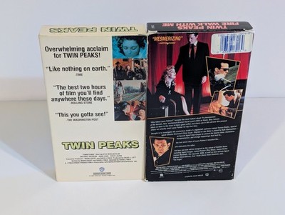 RARE Twin Peaks VHS SCREENER Advance Promo Warner Pilot & Fire