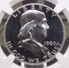 1960 Proof *FRANKLIN* Half Dollar 50c NGC PF68 #002 Gem Proof ECC&C, Inc.
