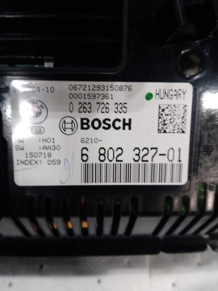 2016 BMW 535I Speedometer Gauge OEM Silver 124K Miles NJ25-22014-549995 - Image 4 of 4