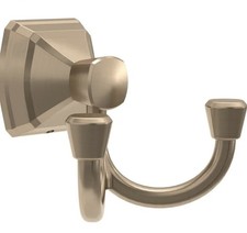 Delta Flynn Polished Finish Double Towel Hook - Robe Hook - FLY35-MB-R NEW