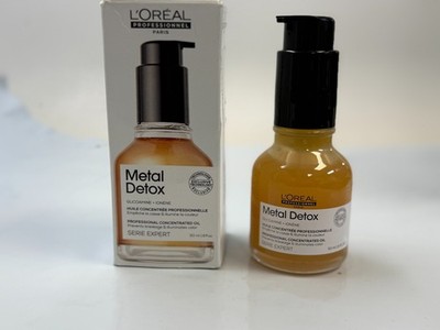 L'OREAL Serie Expert Metal Detox Oil | Anti-Deposit Daily Leave-in Protector NEW