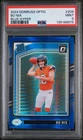 2024 PANINI DONRUSS OPTIC #209 BO NIX BLUE HYPER PSA 9