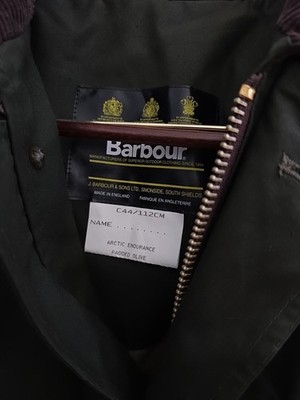 Barbour Arctic Endurance Ventile Cotton Padded Jacket Vintage
