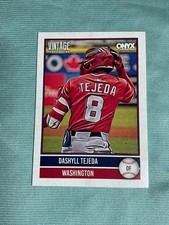 2026 Onyx Baseball Dashyll Tejeda Base Card Washington Nationals