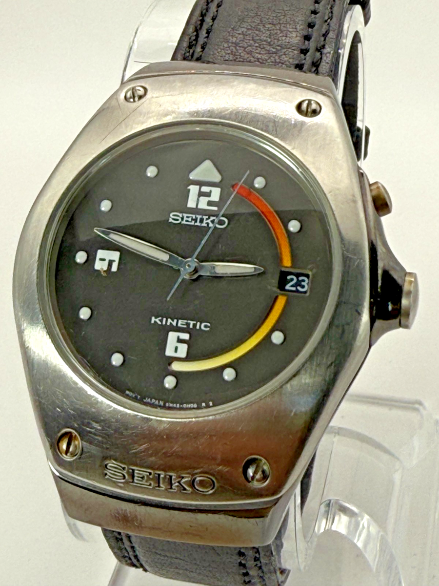 SEIKO　セイコー　自動巻き　KINETIC　5M42-0E39　【ジャンク】 SEIKO 5M42-0E39 KINETIC WATCH | eBay