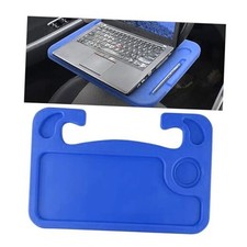 Car Steering Wheel Tray, Computer Office Car Table Tray, Auto Steering Blue